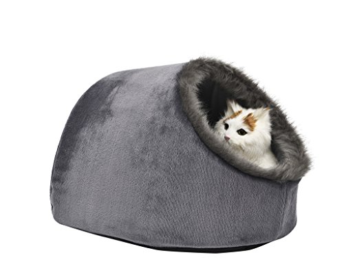 VERTAST Katze kleine Hund gemütliche Bett Haustiere Iglu Bett kuschelhöhle für katzen, Kissen waschbar
