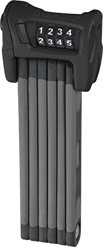 ABUS Faltschloss Bordo Combo 6100/90, Black, 90 cm, 51796