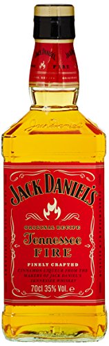 Jack Daniel's Tennessee Fire - Whiskey-Likör - 35% Vol. (1 x 0.7 l)/Aus Feuer gemacht. Eiskalt serviert.