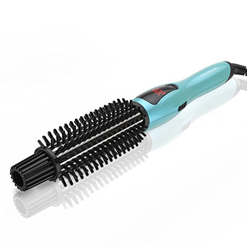 PHOEBE Stylingbürsten Tragbares 3-in-1 Lockenstäbe für Kurze und Lange Haare Feuchtigkeitschutz Elektrische Haarbürste mit NanoGlide Keramikbeschichtung Lockenbürste, 100-240V(1 Zoll)