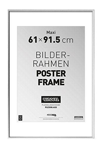 REINDERS Bilderrahmen für Maxi-Poster 61x91,5cm Kunstoff Weiß