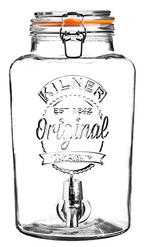 Kilner Getränkespender aus Glas mit Zapfhahn, 8 l
