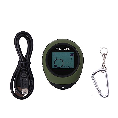 VGEBY Mini wasserdicht GPS Tracker Locator Portable GPS Navigator zum Wandern Camping Jagd Outdoor Abenteuer
