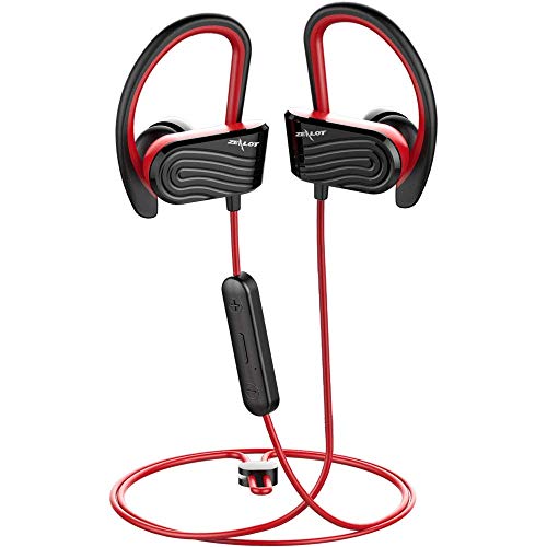 Bluetooth Kopfhörer Sport Zealot H12 Bluetooth 5.0 In Ear Hi-Fi Stereo Wasserdicht Sport Kopfhörer mit 8 Stunden-Spielzeit Aufbewahrungstasche AptX für Laufen/Joggen/Fitness
