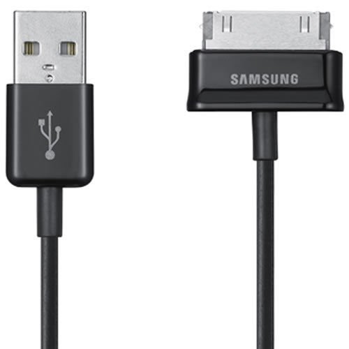 Samsung 0701806776624 USB Datenkabel ECC1DP0UB Galaxy Tablet 2-7.0/7.7/8.9' Note 10.1 N8010/P5100/P5110/P7500/P7501 schwarz
