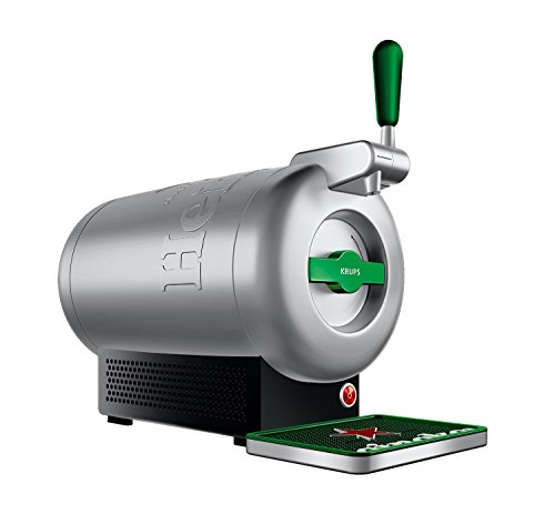 THE SUB Heineken Edition, Krups VB650E10, Luxus-Design von Marc Newson. Genießen Sie zu Hause Premium-Fassbier, Fassbiere aus der ganzen Welt, Extrakühl bei 2° C serviert