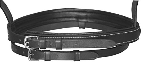 Kerbl Trensen-Zaum Standard Leder für Shetty, Schwarz, 321713