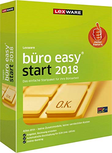 Lexware bÃ¼ro Easy Start 2018 Jahresversion (365-Tage)