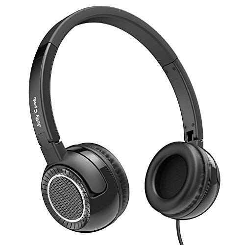Leichte Kopfhörer, Vogek Stereo Faltbare On Ear Wired Headset 3.5mm Kompakte On Ear Stereo Ohrhörer für TV, Handy, Laptop and andere Geräten