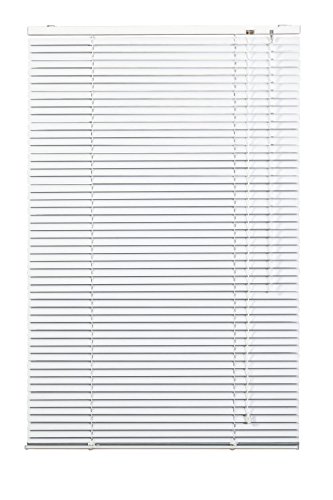 Lichtblick Jalousie Aluminium, 70 cm x 220 cm (B x L) in Weiß, Sonnen- & Sichtschutz, aber auch Verdunkelungs-Rollo, für Fenster & Türen