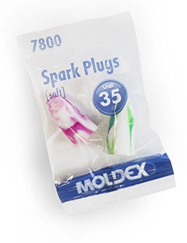 50 Paar Ohrstöpsel – Spark Plugs Soft (7800) von Moldex - Gehörsc