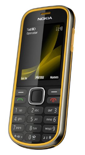 Nokia 3720 classic Handy (Outdoor, Bluetooth, E-Mail, Ovi, Kamera mit 2 MP) yellow