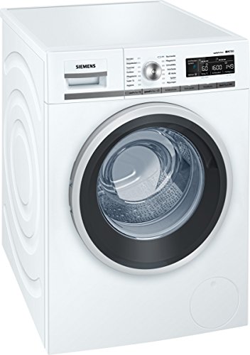 Siemens iQ700 WM16W540 iSensoric Premium-Waschmaschine / A+++ / 1600 UpM / 8kg / Weiß / VarioPerfect / Antiflecken-System / Selbstreinigungsschublade