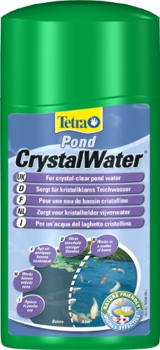 Tetra Pond CrystalWater (für kristallklares Wasser im Gartenteich, Wasserklärer gegen Trübungen), 1 Liter Flasche