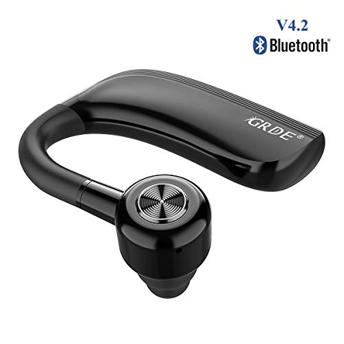 Bluetooth Headset Handy, 25 Stunden Business Headset Bluetooth V4.2 Bluetooth Kopfhörer Sport mit Lärmreduzierung Freisprechen HD Mikrofon für Business Büro Fahren Joggen usw