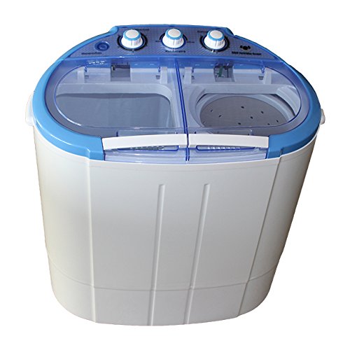 Mini Waschmaschine Waschautomat mit Schleuder Wäscheschleuder Toplader 2 Kg Wäsche