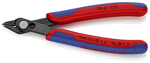 Knipex 78 61 125 – Präzisionszange Electronic Super Knips, brüniert