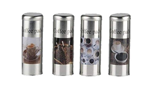 Kaffeepaddose Metall rund Höhe 18 cm Paddose Kaffeedose Dose