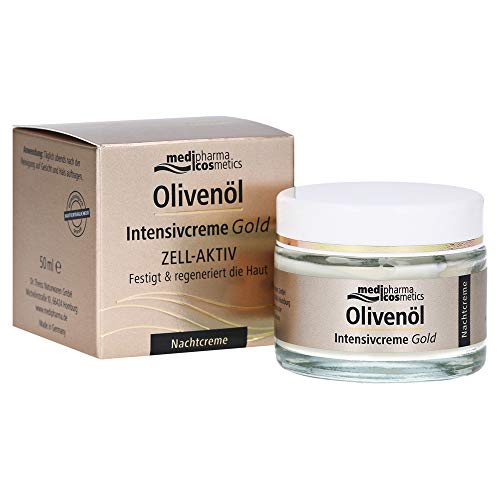Olivenöl Intensivcreme Gold Zell-Aktiv Nachtcreme, 50 ml