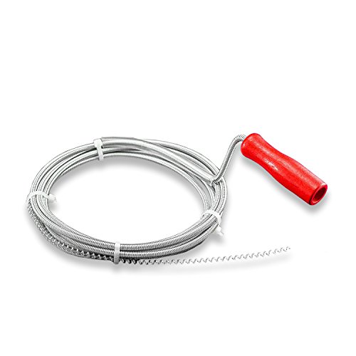 nirox N3105 Rohrreinigungsspirale, 5mm x 3m, Rohrreinigungswerkzeug für Siphon & Abfluss in Bad oder Küche