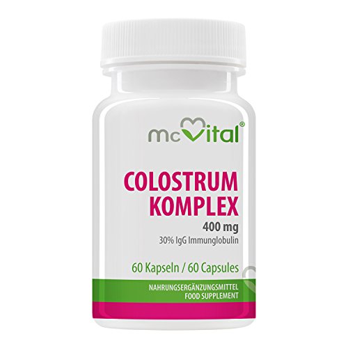 Colostrum Komplex - 400 mg - 30% IgG - Immunglobulin - 60 Kapseln