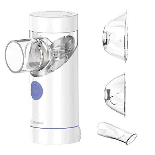 Inhalator, tragbarer geräuscharmes Vernebler Set für Kinder und Erwachsene, wirksam bei Atemwegserkrankungen