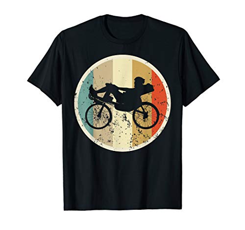 Liegerad Liegefahrrad Fahrrad Radsport Retro Vintage Grunge T-Shirt