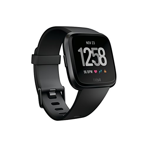 Fitbit Versa Gesundheits- & Fitness Smartwatch mit Herzfrequenzmessung, 4+ Tage Akkulaufzeit & Wasserabweisend bis 50 m Tiefe