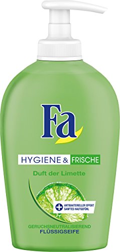 Fa Hygiene & Frische Flüssigseife, Limette, 6er Pack (6 x 250 ml)