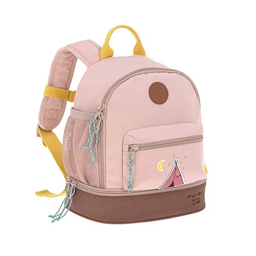 LÄSSIG Kinderrucksack Mädchen mit Brustgurt Kindergartentasche Kindergartenrucksack / Mini Backpack, Adventure Tipi