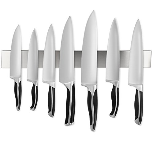 HOMEMAXS 40 cm Messerhalter magnetisch Edelstahl Magnetleiste für Messer und Küche