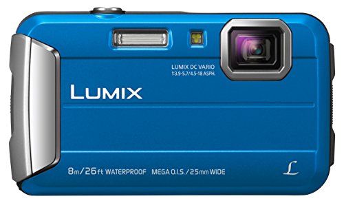 Panasonic LUMIX DMC-FT30EG-A Outdoor Kamera (16,1 Megapixel, 4x opt. Zoom, 2,6 Zoll LCD-Display, 220 MB interne Speicher, wasserdicht bis 8 m, USB) blau