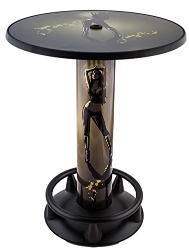 SEVERIN Stehtisch Quick Table Design Lady Bronze, Stehbiertisch, Bistrotisch
