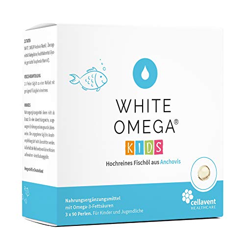Omega-3 KIDS - Die sicheren Fischölkapseln (3-Monatspackung) für Ihr Kind - geschmacksneutral ohne Zucker - 100-fach unter zugelassenen Schadstoffwerten - verblisterte Mini-Kapseln