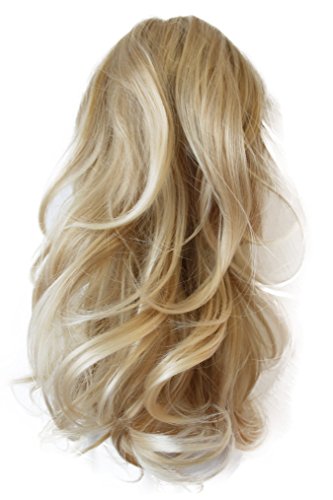 PRETTYSHOP Voluminöses Haarteil Hair Piece Pferdeschwanz Zopf Ponytail ca 35cm diverse Farben (blond mix H91_25T613)