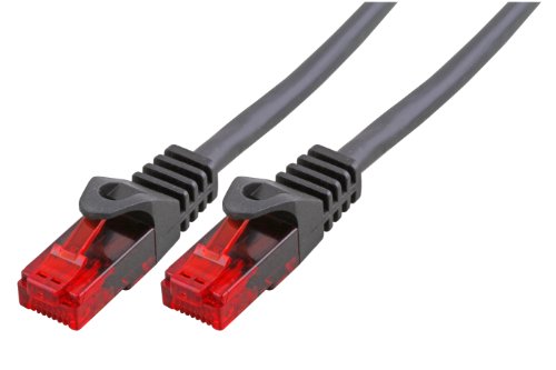 BIGtec 5m Gigabit Ethernet LAN Kabel Netzwerkkabel schwarz