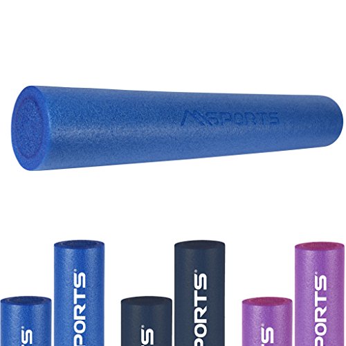 Yoga Rolle | Pilates Rolle - 90 x 15 cm in Blau | Faszienrolle