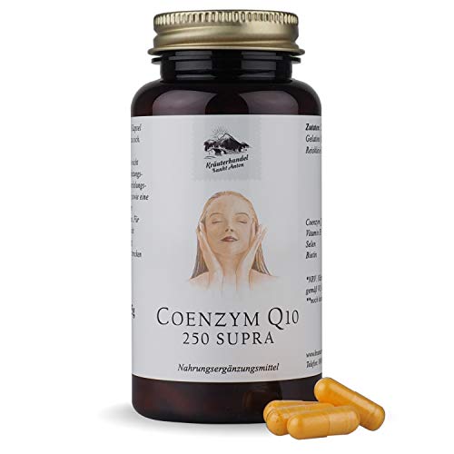 Coenzym Q10 250 Supra - Antioxidans mit Vitamin B3, Selen & Biotin - 150 Stück - Wertvolles Ubichinon & Niacin - Deutsche Premium Qualität - Kräuterhandel Sankt Anton