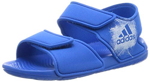 adidas Unisex-Kinder Altaswim C Hallenschuhe, Blau (Blue/Footwear White/Footwear White), 33 EU