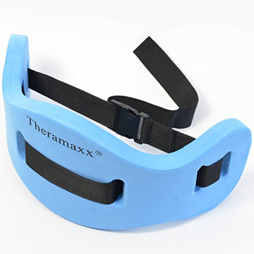 Aqua Jogging Gürtel, Schwimmgürtel von Theramaxx, Universalgröße, blau