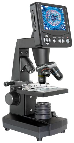 Bresser LCD-Mikroskop 50x-500x (2000x digital), 5 Megapixel, 8.9cm (3.5') LCD Display