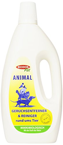 Biodor Animal Geruchsentferner | Bio-Reiniger Konzentrat natürlich und hygienisch | 1 l Flasche