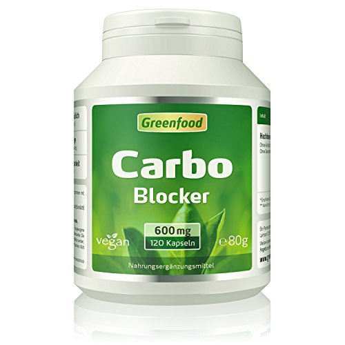 Greenfood Carbo Blocker, Extrakt, hochdosiert, 120 Kapseln, vegan