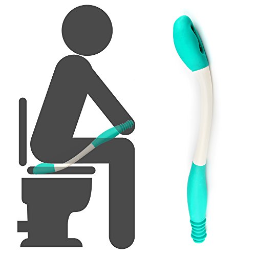 Fanwer WC-Hilfsmittel, lange Reichweite Comfort Wipe, erweitert Ihre Reichweite über 40 cm Griffe Toilettenpapier oder vorbefeuchtete Wischtücher