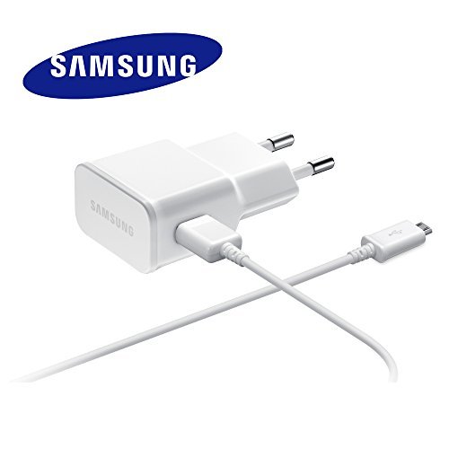 Original Weiß 2000 mAh ( 2 Amp ) Samsung Micro USB 2 Pin Netzladegerät an Bulk Verpackung Geeignet für Samsung Galaxy Tab S2 9.7, Galaxy Tab S2 8.0
