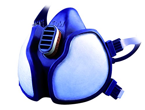 3M 4251C Halbmaske für Farbspritz- und Maschinenschleifarbeiten, Schutzstufe A1P2, gebrauchsfertig, geringer Atemwiderstand, besonders leicht