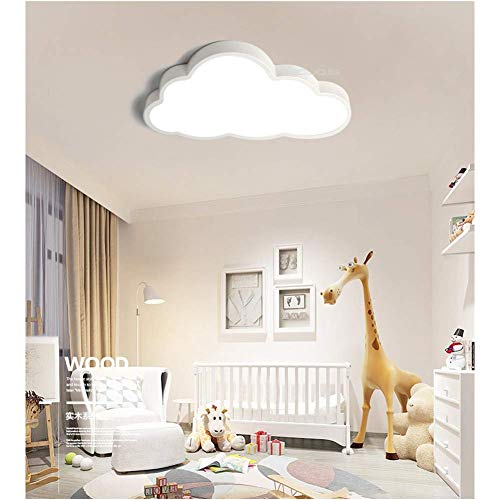 LIUNIAN Deckenleuchte Wolke Kinderzimmer Deckenleuchte Ultradünne Led 5 cm Kreative Wolken Deckenleuchte für Jungen Baby Mädchen Schlafzimmer Kinderzimmer, warmes Licht, 36W