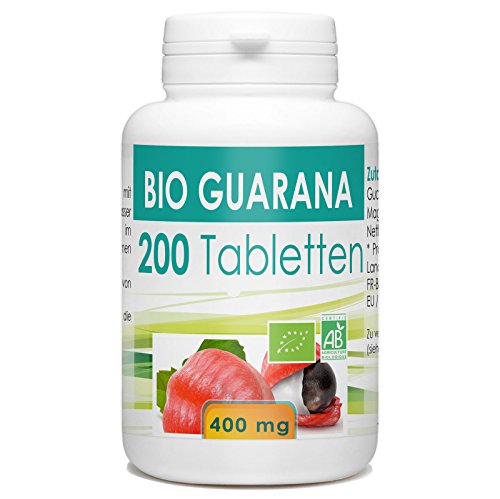Bio Guarana 400mg - 200 Tabletten