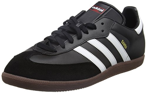 adidas Samba, Unisex-Erwachsene Sneakers, Schwarz (Black/ Running White), 45 1/3 EU (10.5 UK)