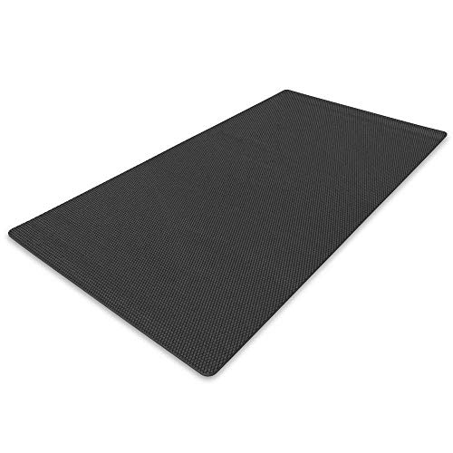 Protect Floor Unterlegmatte Bodenschutzmatte Multifunktionsmatte für Fitnessgeräte Heimtrainer Crosstrainer (60 x 120 cm)